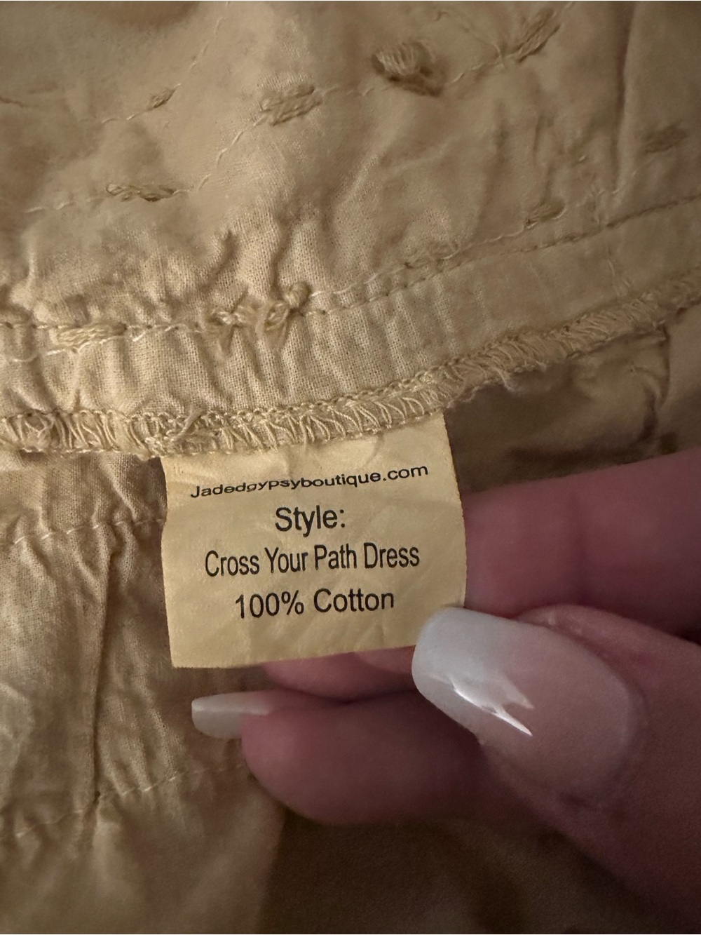 NWT Jaded Gypsy Cross Your Path Dress - Picture 8 of 8
